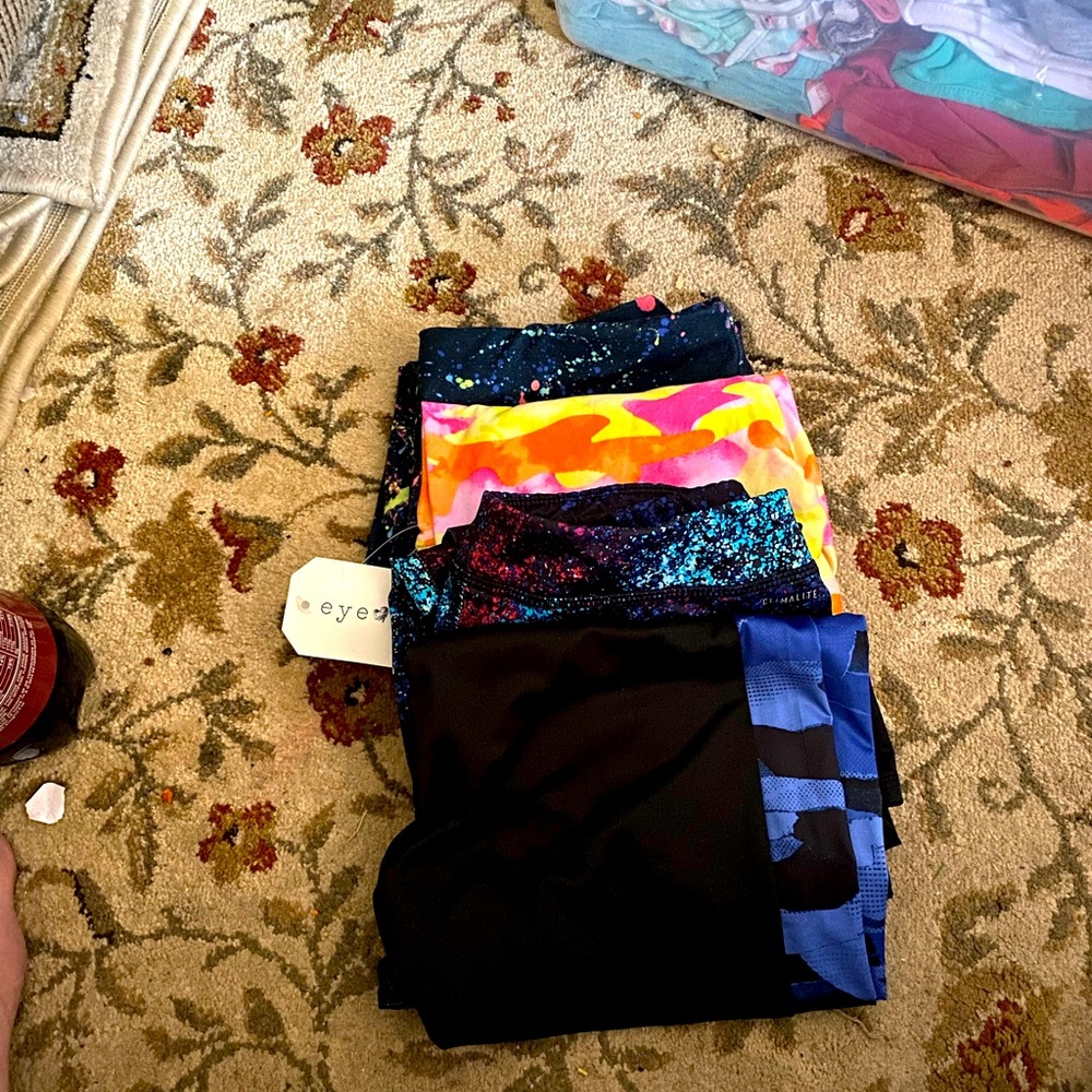 Set of Girls Capri Athletic pants sizes L and XL